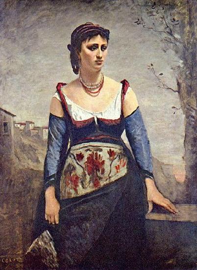 Jean-Baptiste-Camille Corot Agostina, die Italienerin Germany oil painting art